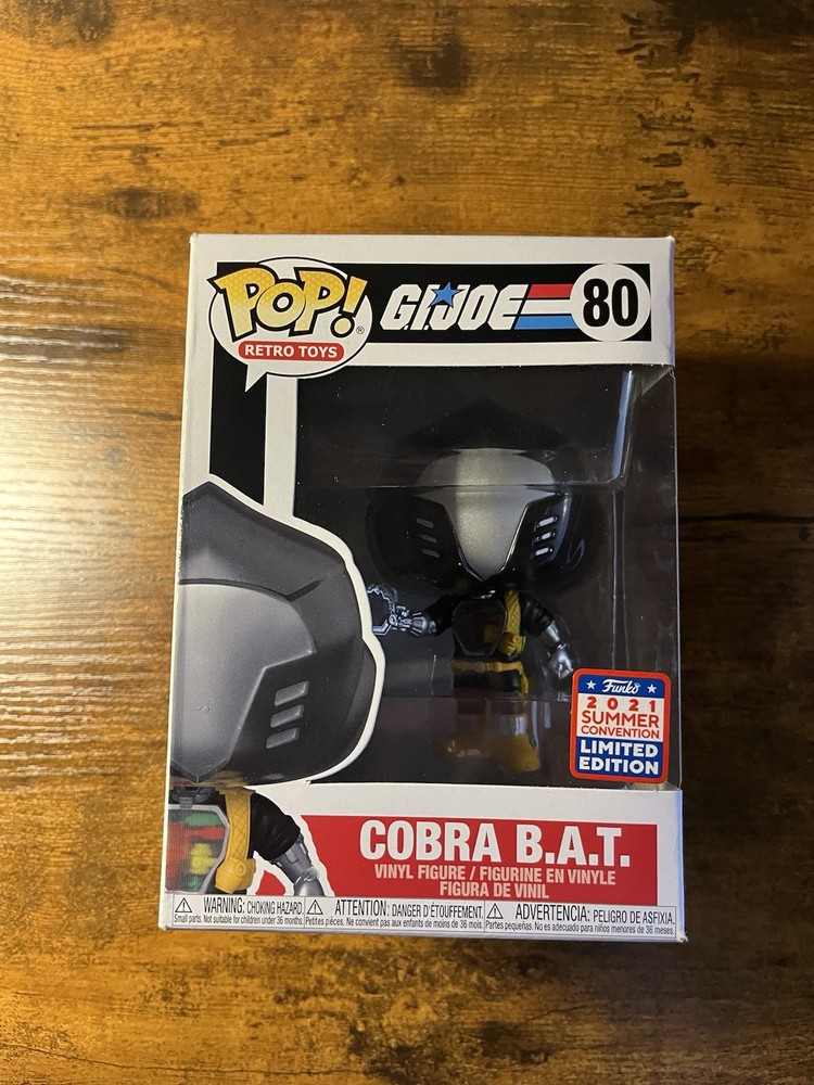 Funko Pop! Retro Toys GI Joe Cobra BAT #80 Summer 2021 Exclusive