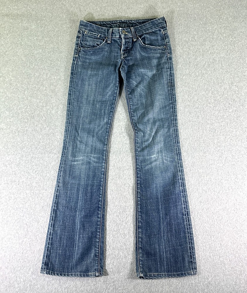 Citizen of Humanity Women’s Blue Tag Straight Button-Fly Jeans Size 25 28x32