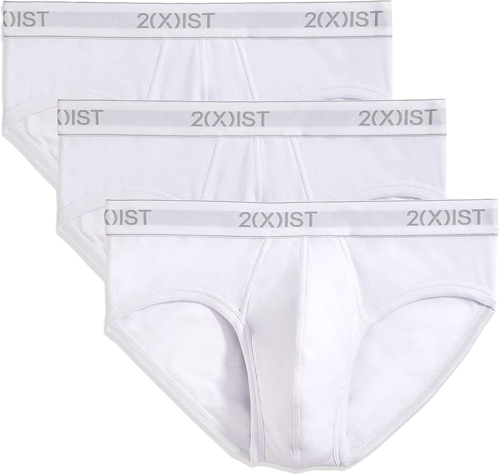Mens Essential Cotton No Show Brief 3-Pack