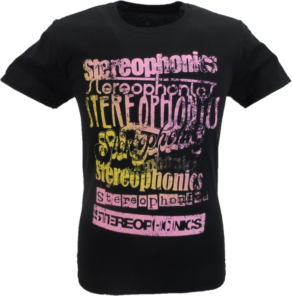 Men's Official Licensed Stereophonics Logo Graphic T-Shirt