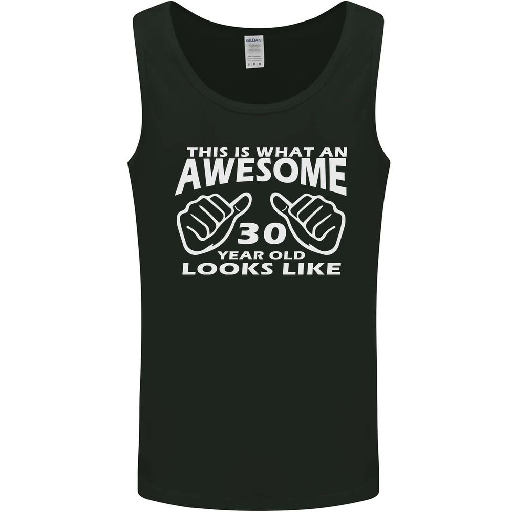 30th Birthday 30 Year Old This Is What Mens Vest Tank Top