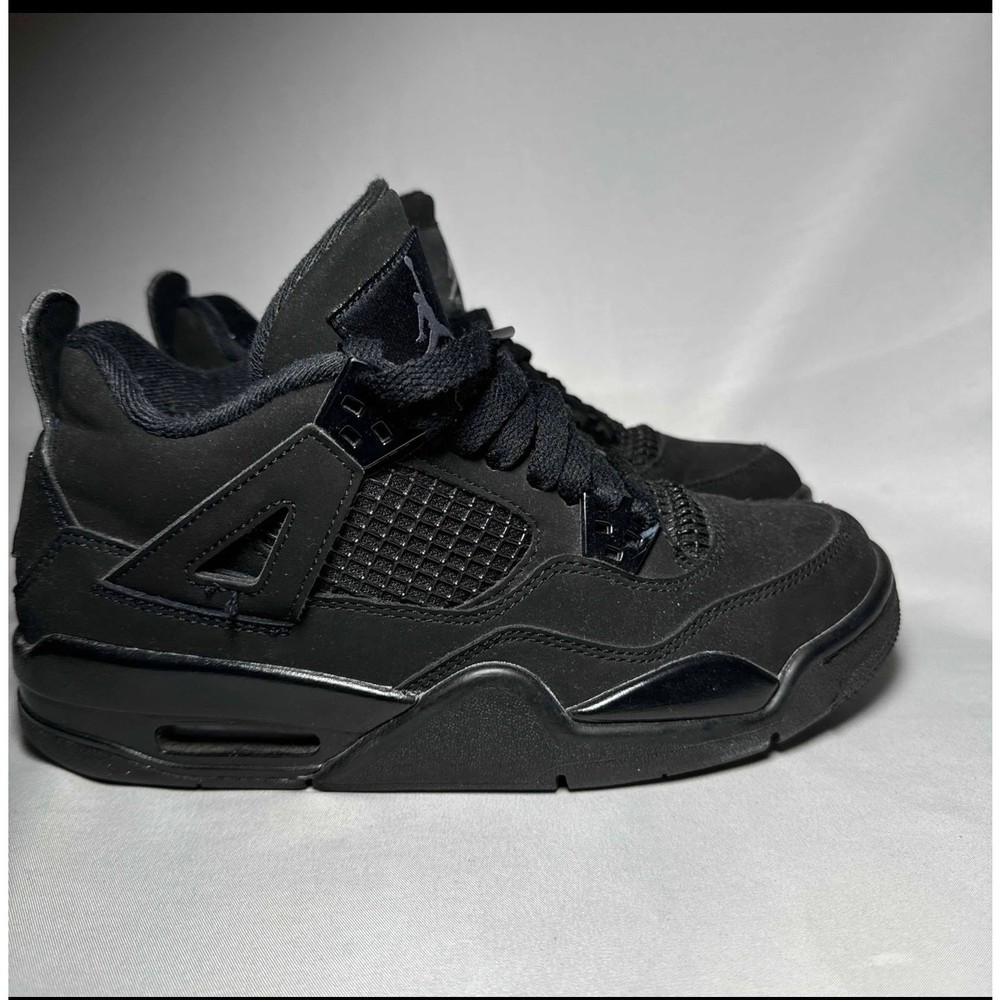Size 5.5 - Nike Air Jordan 4 Retro GS Black Cat 2020 Men's Shoes