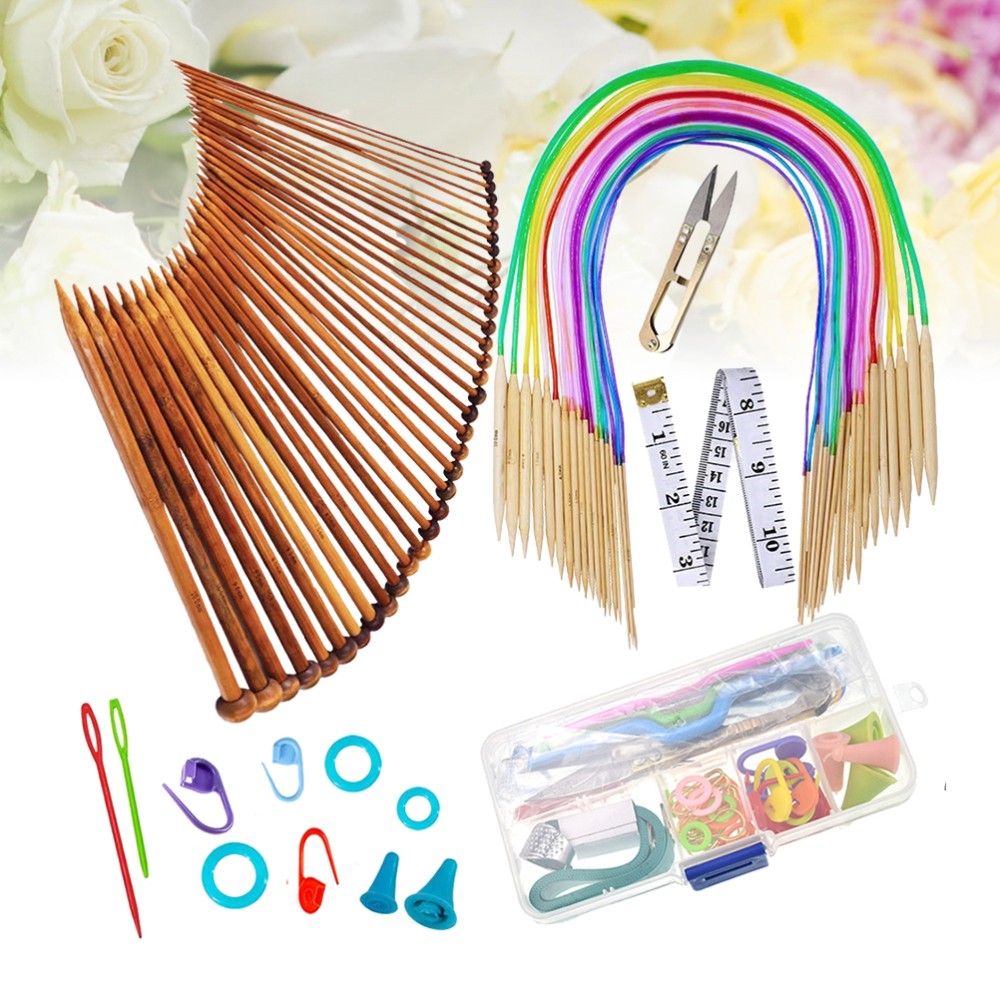 Circular knitting needles for sweaters DIY plastic knitting tools