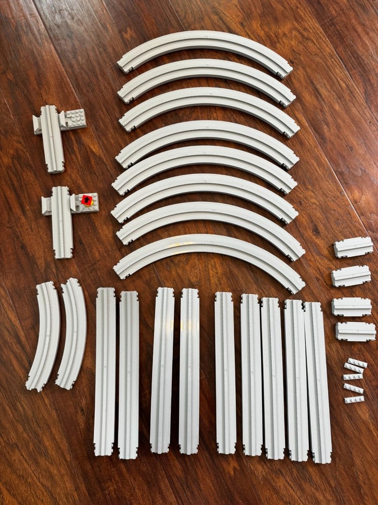 VTG Rare Lego Airport Shuttle Metro Station Monorail Train Track Set 6399 6990 6921
