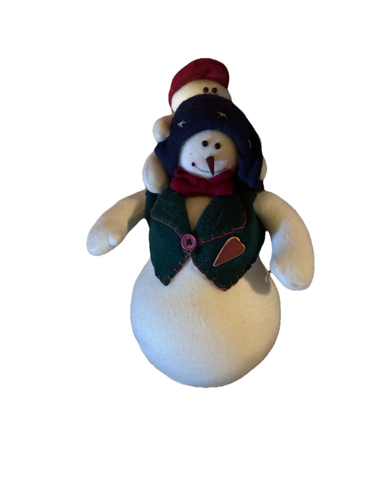 Plush Snowmen Standing Christmas Decoration Holiday Decor