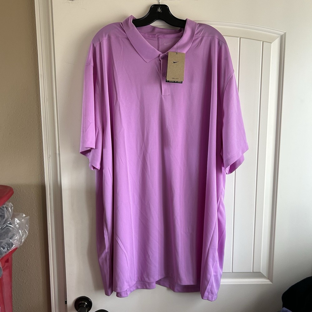 Nike Performance Golf Polo Mens Size 4XL Short Sleeve Dri Fit