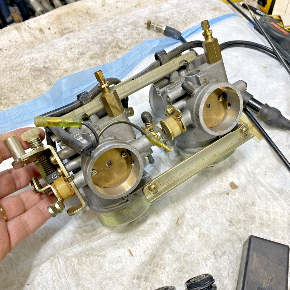 NOS 1987 Yamaha Exciter Carburetor Kit 90891-50080-00 with Bonus Parts