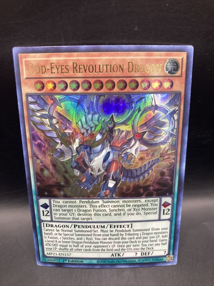 Odd-Eyes Revolution Dragon MP21-EN157 1st Ed 2021 Ancient Battles Tin