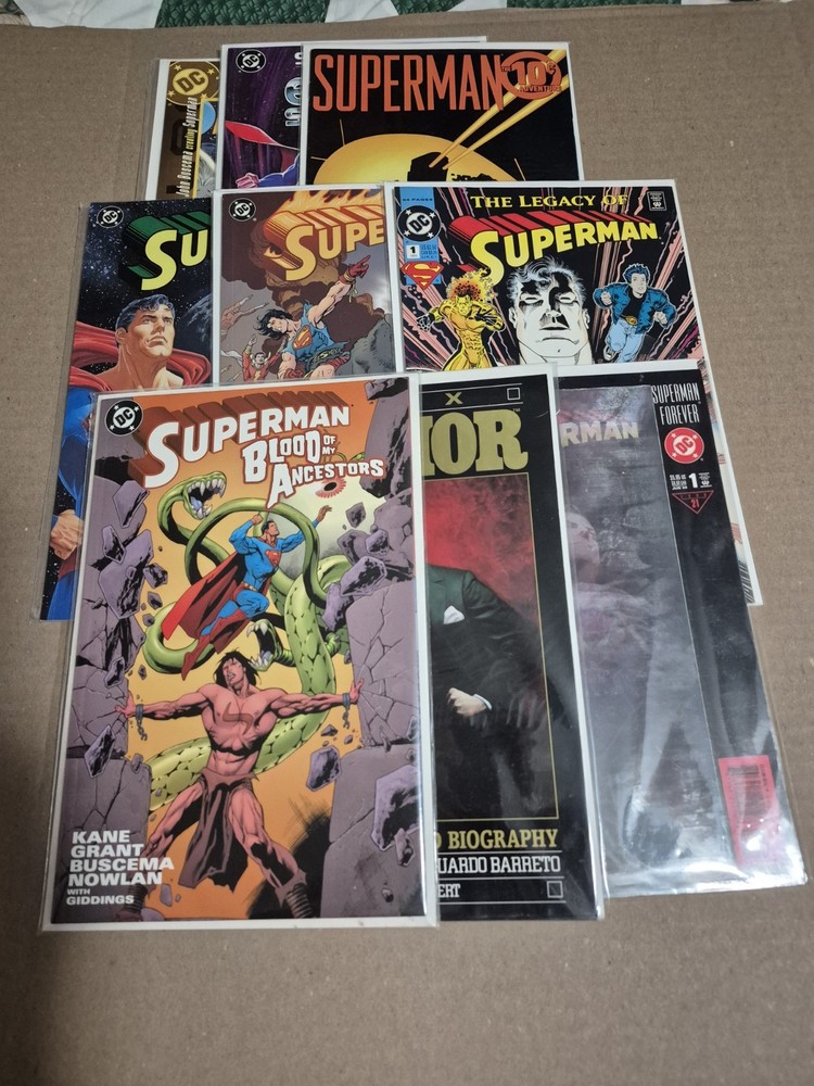 DC Comics Superman Comic Book Lot of 9 Modern Age One Shots