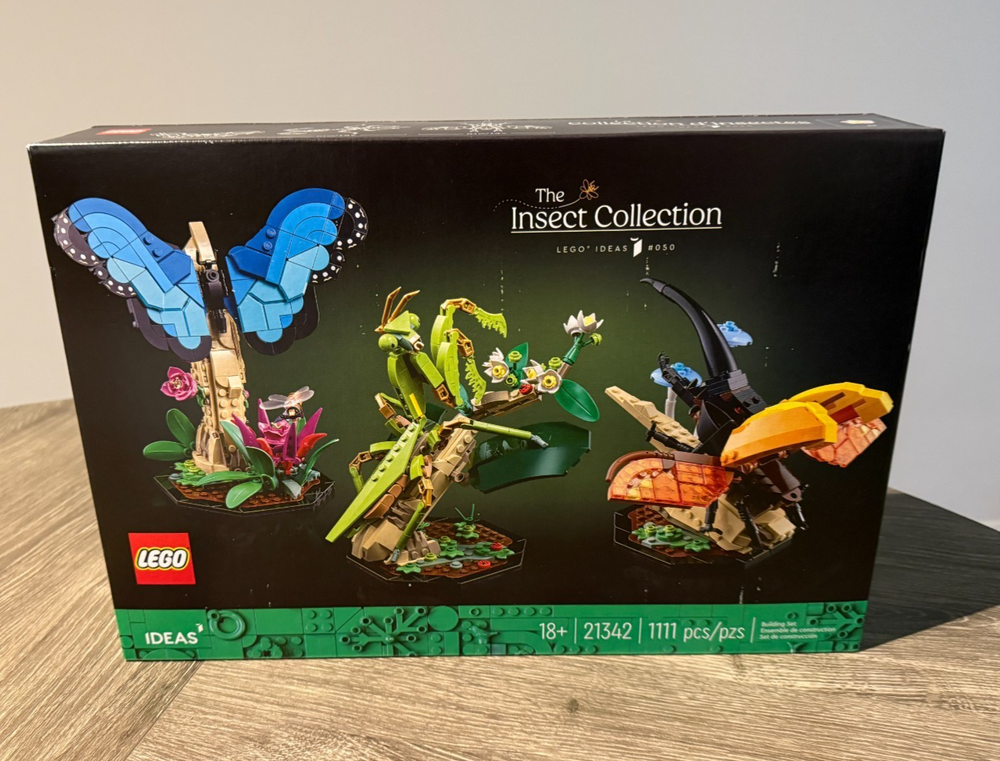 LEGO Ideas The Insect Collection 21342, 1111 Pcs, NEW SEALED!!