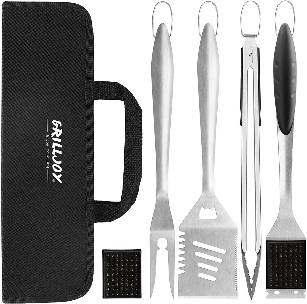 Grilljoy 6PCS BBQ  Tools Grilling Tool Set with Storage Bag--Clearance Sale-image