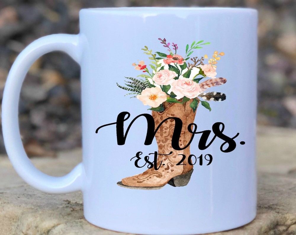 Mrs Mug Engagement Mug Bridal Shower Gift Engagement Mug Wedding Mug Bride To Be