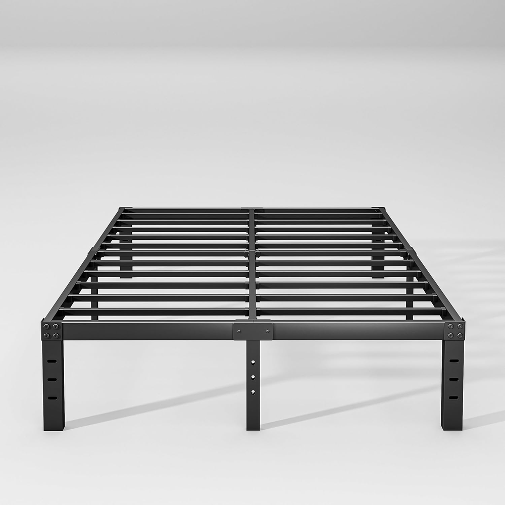 Full Size Bed Frame 12 Inch Heavy Duty Steel Platform with Sturdy Metal Support-image