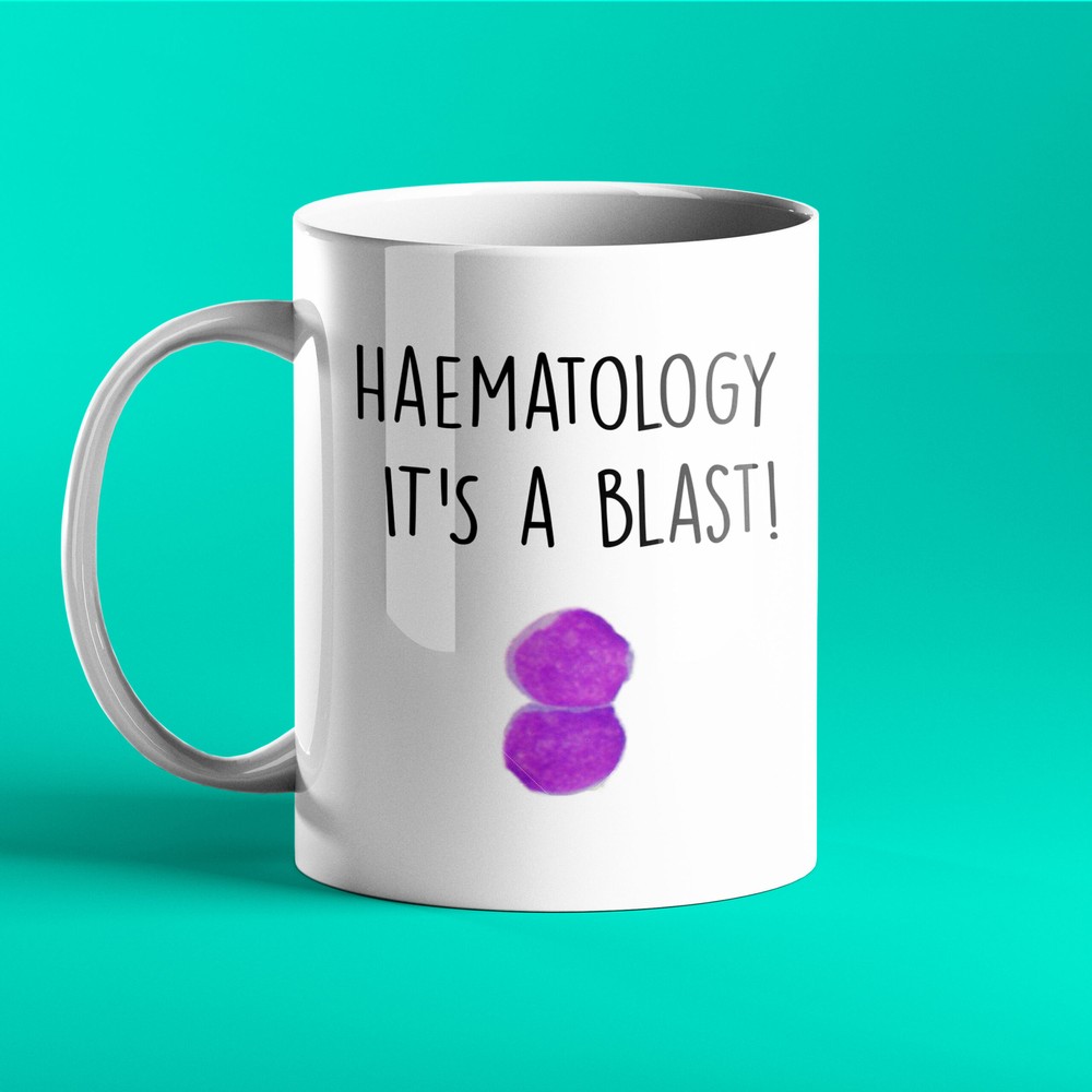 Funny Personalised Mug Haematology It's A Blast