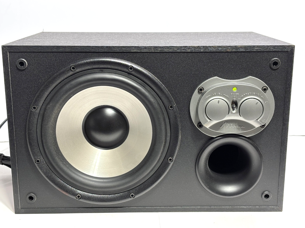 Mirage LF-100 Active Powered Home Theater Subwoofer Speaker for Stereo Audio
