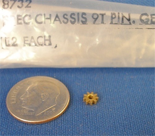 1pc OEM Aurora AFX 4-Gear +Specialty Magnatraction Slot Car 9T PINION GEAR 8732