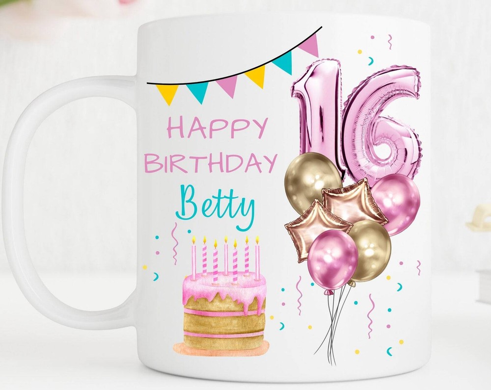 Custom Birthday Mug Gift for Best Friend Sister Cousin Daughter