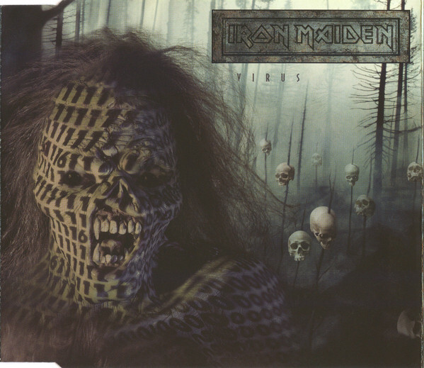 Iron Maiden Virus EMI CD Single 1996 Edition
