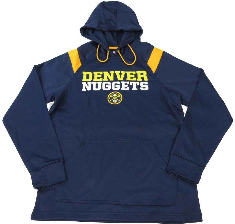New Denver Nuggets Mens Sizes M-L-XL Navy Polyester Hoodie