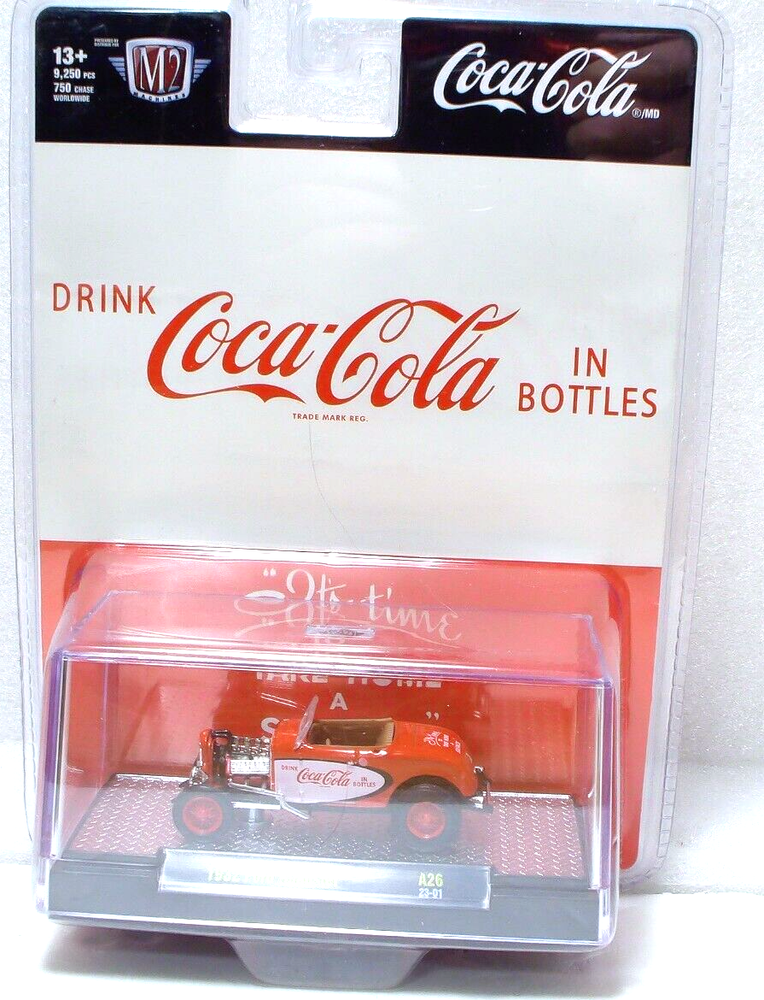 M2 Machines Coca Cola 1932 Ford Roadster 1:64 Diecast