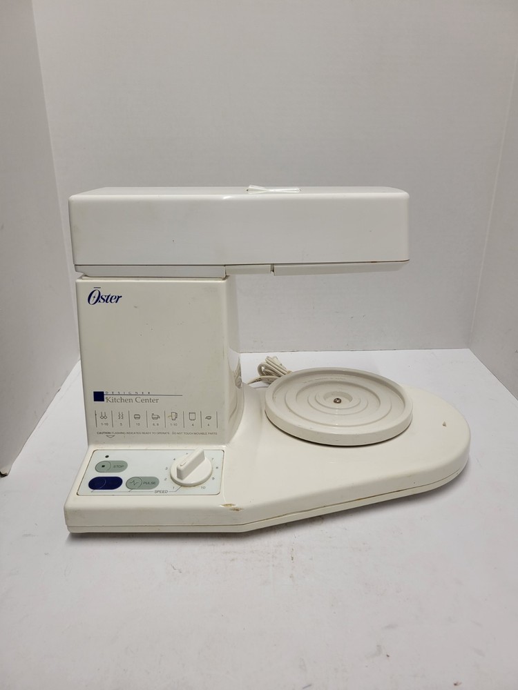 Vintage Oster Designer Kitchen Center 10 Speed Mixer Made In USA Tested Works
