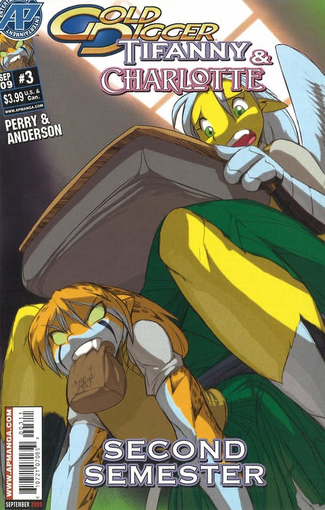 Gold Digger Tiffany & Charlotte Second Semester 3 Antarctic Press 2009