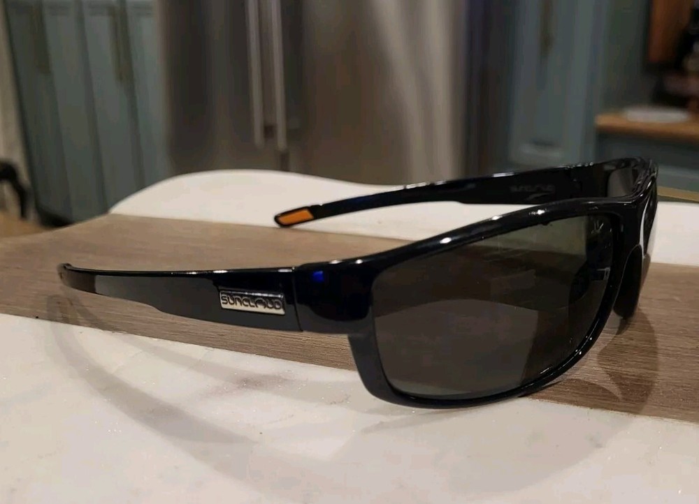 SUNCLOUD Voucher Polarized Unisex Sunglasses Black with Gray Lenses-image