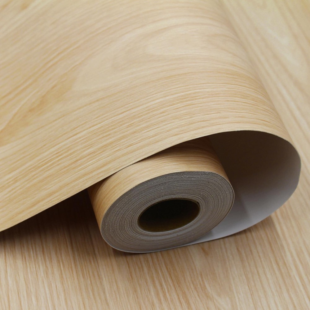 Wood Grain Peel and Stick Vinyl Floor Tiles 11.8 x 118 Inches
