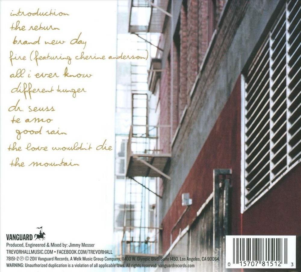 Trevor Hall Everything Everytime Everywhere Brand New CD