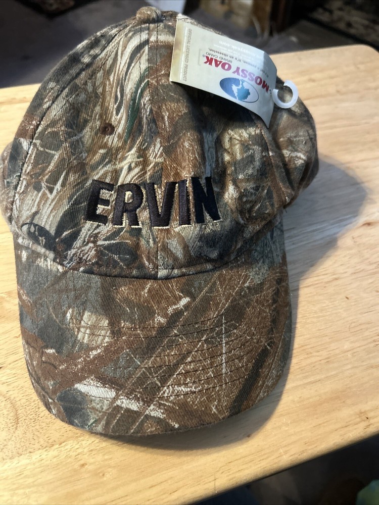 Ervin Camouflaged Baseball Cap Made By Mossy Oak New