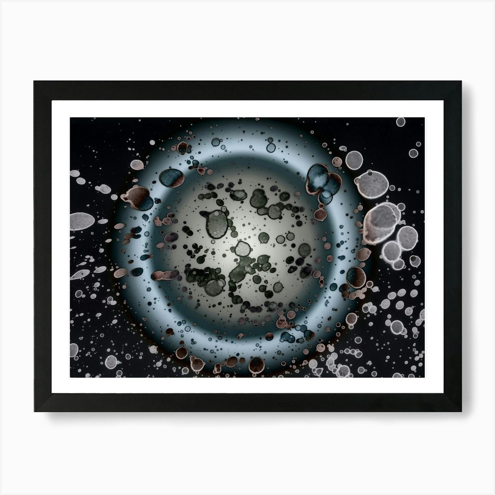 Abstraction Eclipse Of The Moon Art Framed Wall Art Poster Canvas Print Picture