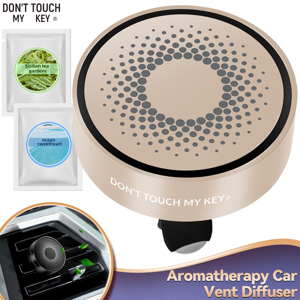 Champagne Gold Aromatherapy Air Freshener Aluminum Alloy Vent Diffuser