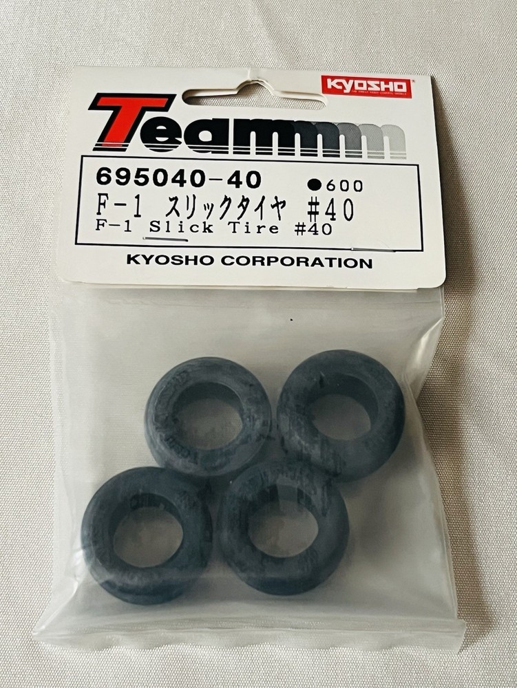 Rare Kyosho Mini-Z F1 Slick Tires #40 - Vintage Collectors Item (New)