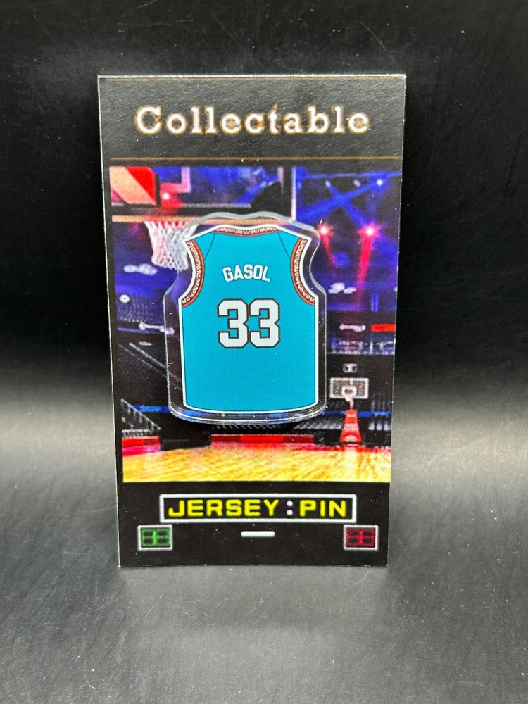 Memphis/Vancouver Grizzlies Marc Gasol  jersey lapel pin-Collectable