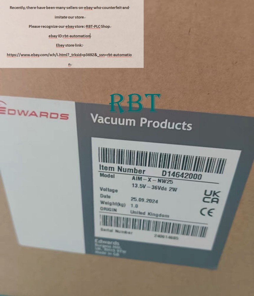 Medidor de vacío EDWARDS AIM-X-NW25 D14642000 nuevo