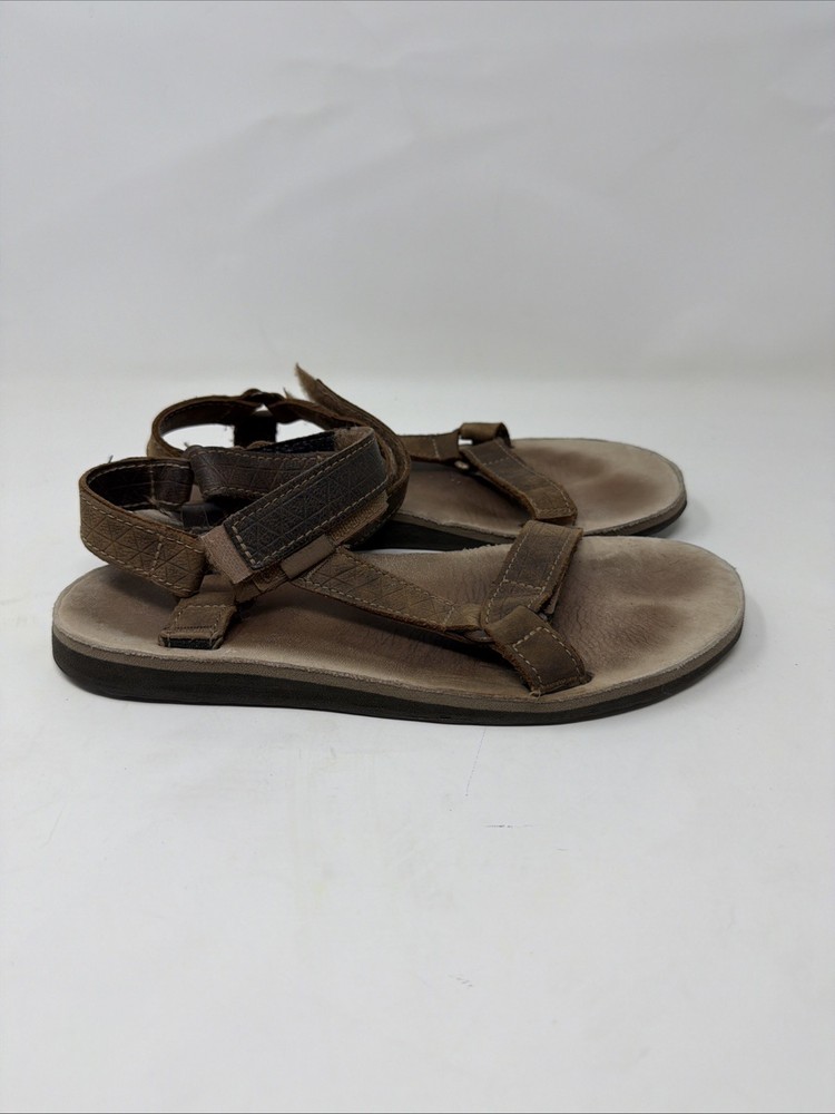 Teva Universal Full Grain Hiking Sandals Men's Brown Adjustable Strap Outdoor 8