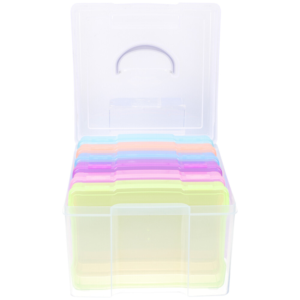 Photo Storage Box Stash Organizers and Postcards Ornaments for Crafts