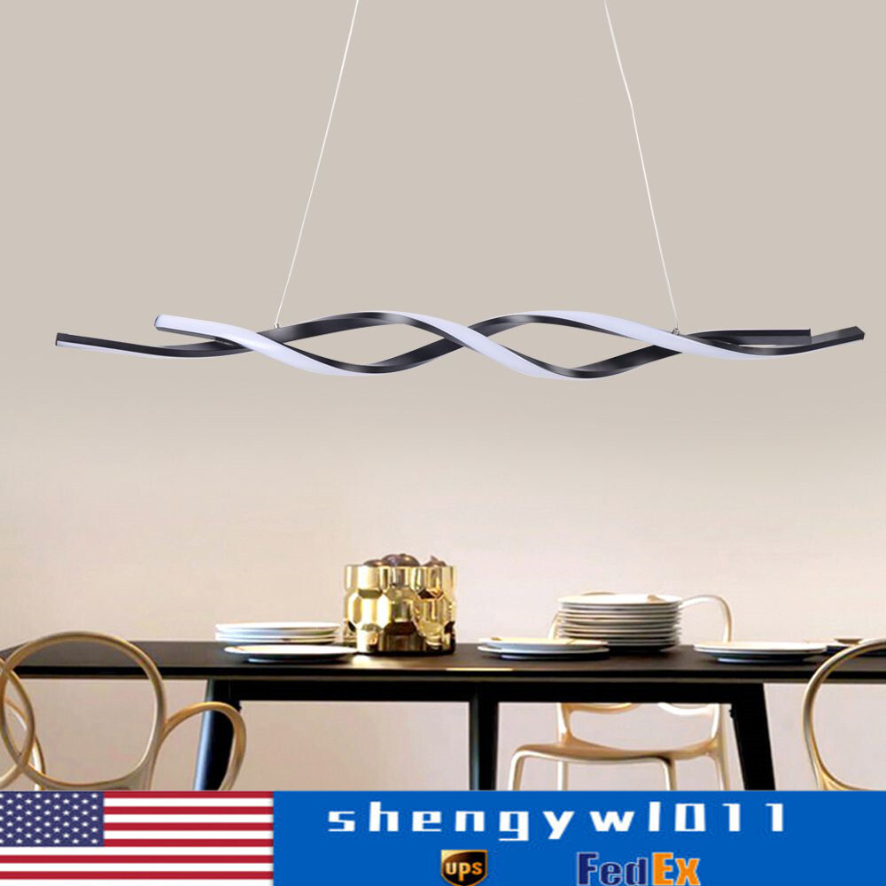 Modern LED Pendant Light Kitchen Island Ceiling Hanging Fixture for Dining Room