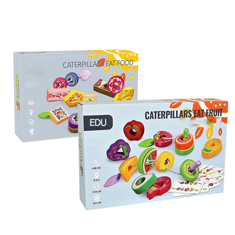 1 Set Threading Toy Lacing Beads Preschool Stringing Fine Motor Skills Toy