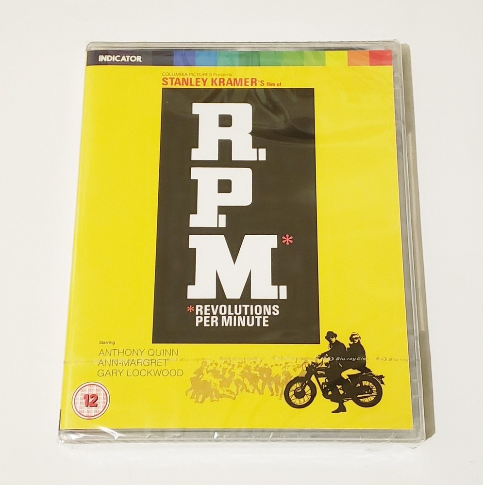 NEW ~ R.P.M. Limited Ed. w/ Booklet Region-Free Blu-Ray Indicator Stanley Kramer