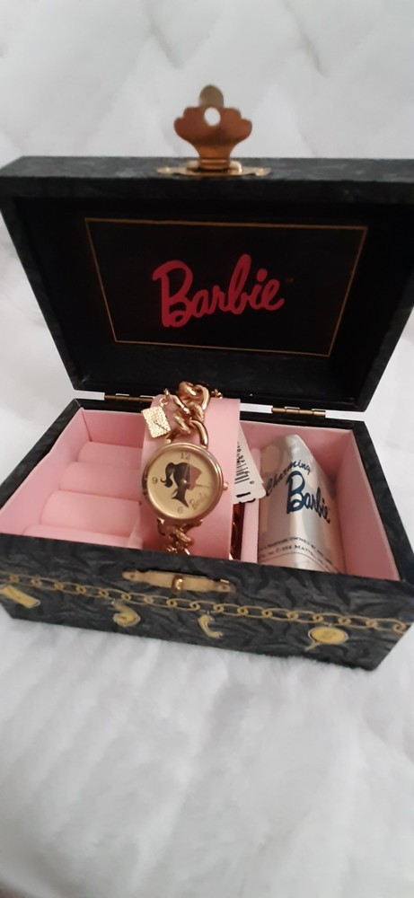 Charming Barbie Fossil Watch Vintage New In Box Nib Limited Edition
