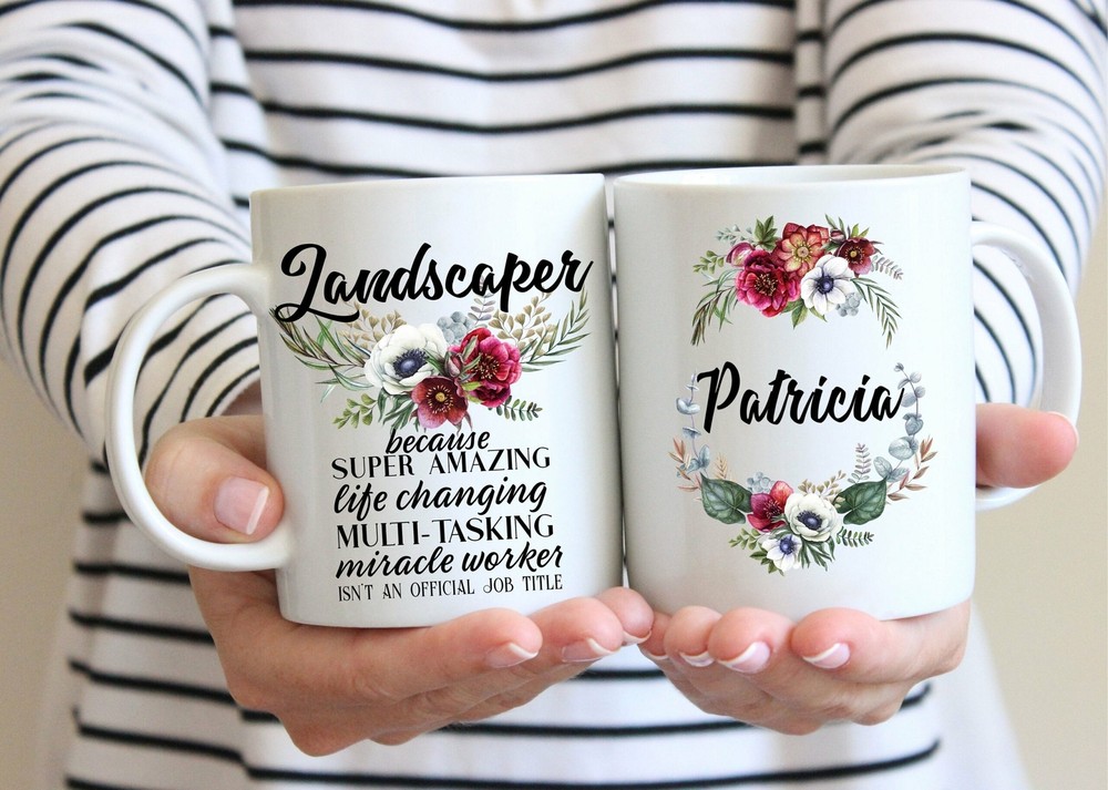 Personalized Landscaper Gift For Women L Thank You Appreciation Birthday