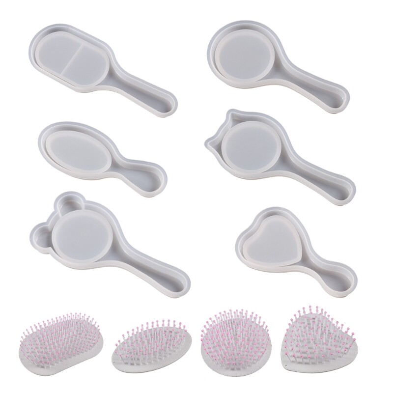 Silicone Mold for Airbag Comb Hairbrush Resin Jewelry Casting Nonstick