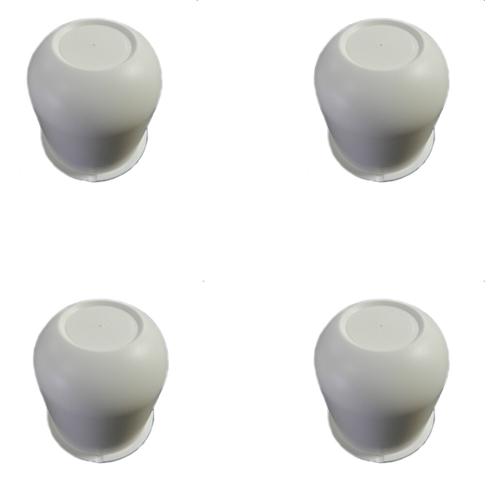 MD9004W Qty 4: Hub Center Cap (White) Fits Universal Products