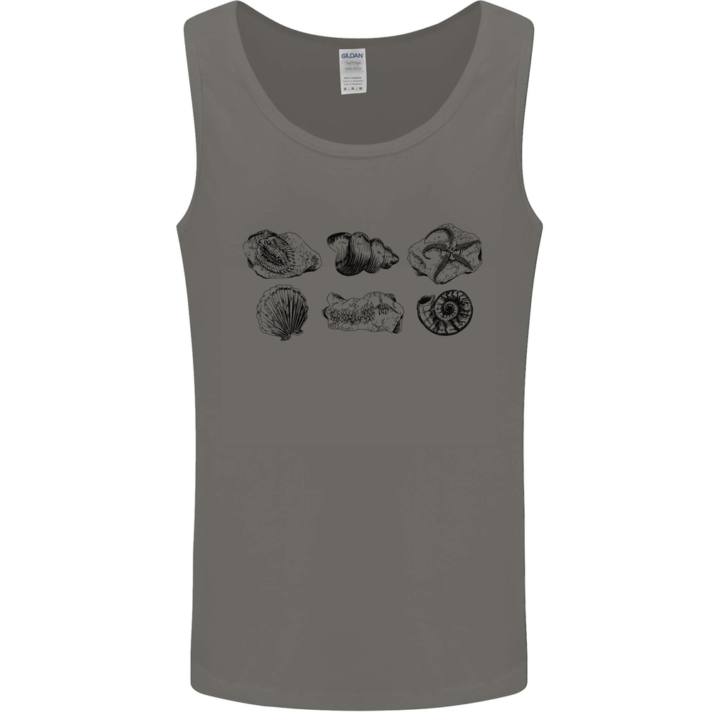 Fossil Set Palaeontologist Palaeontology Mens Vest Tank Top