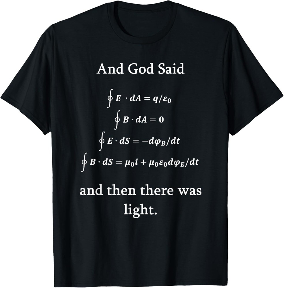 Maxwell equations Physics Nerd Physics Gift Science T-Shirt Hoodie