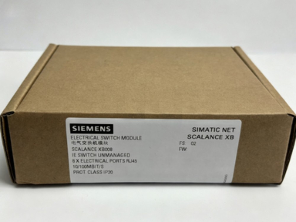 Siemens SCALANCE XB008 Unmanaged Industrial Ethernet Switch 6GK5008-0BA10-1AB2 #