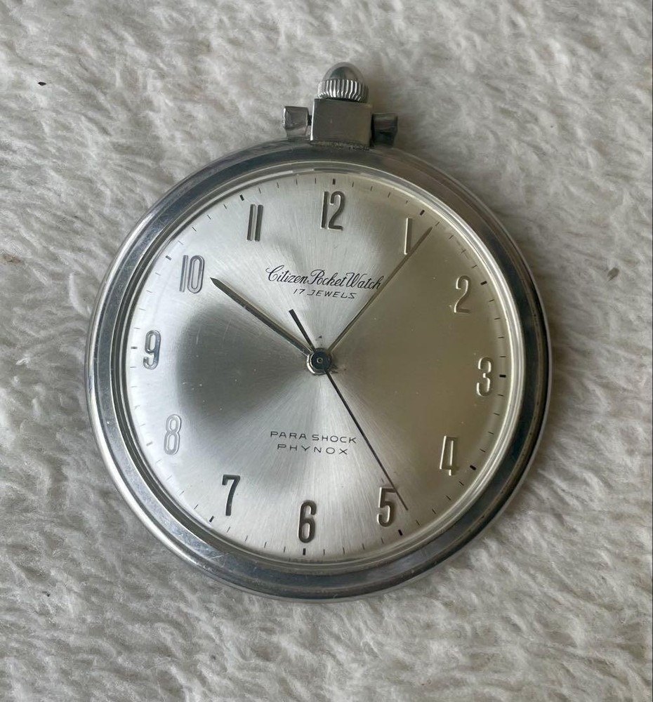 Vintage Hand-Wound Citizen Pocket Watch – Classic Elegance