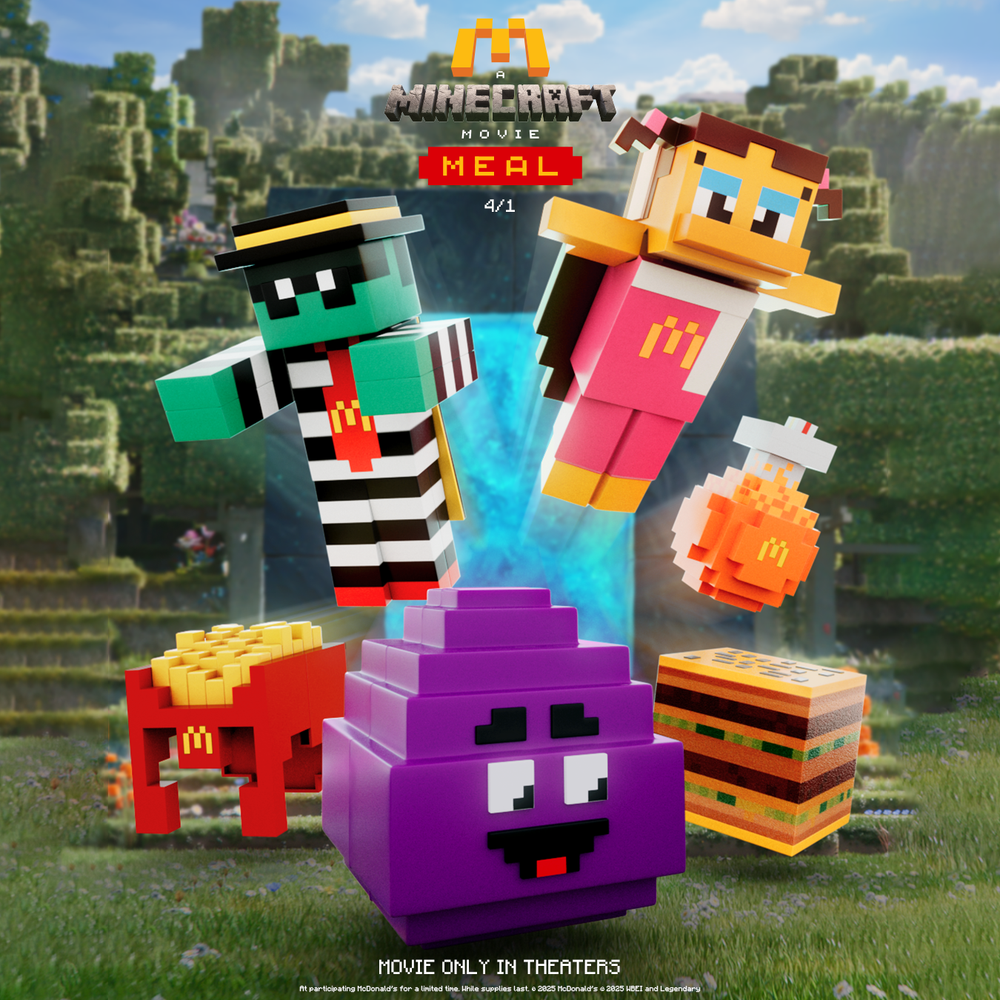 McDonalds Minecraft Happy Meal Toys 2025 Complete Set of 6 Collectible Boxes for Adults