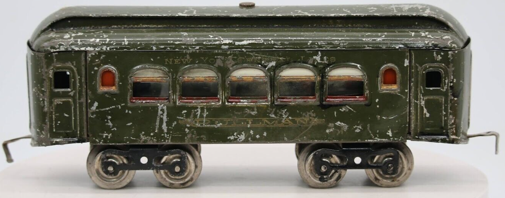 Vintage Prewar Lionel Standard Gauge Green NYC Pullman Car No 35